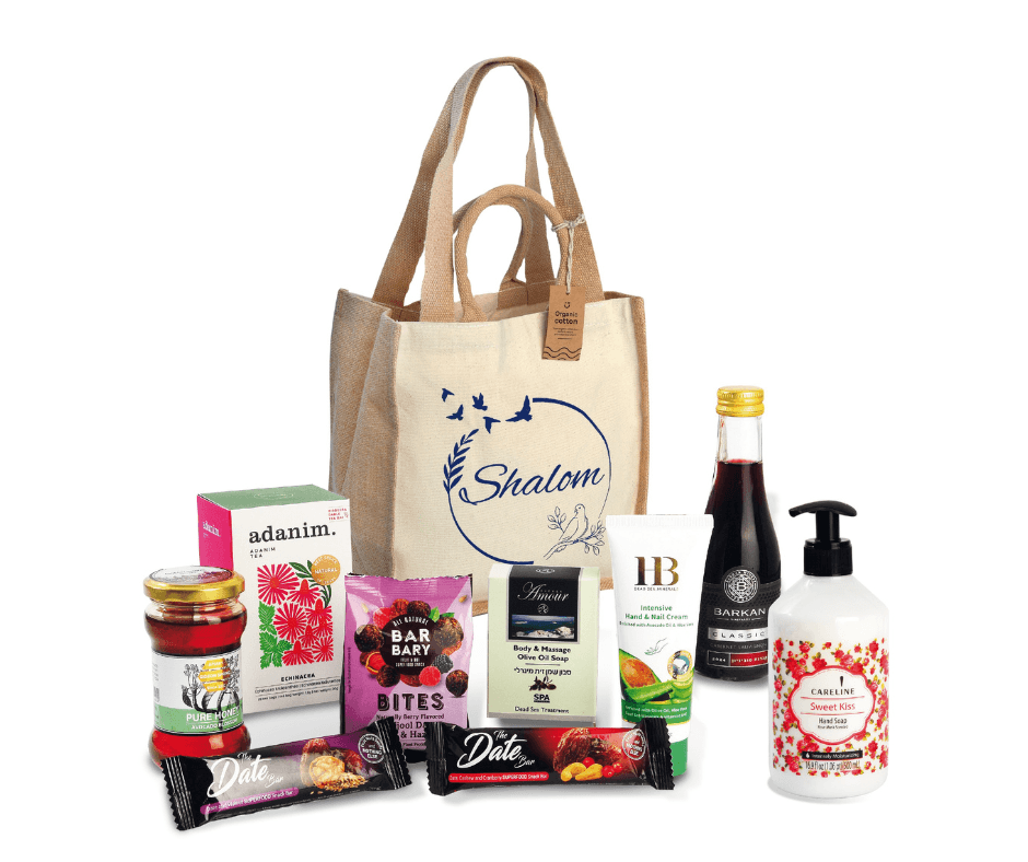 Geschenkpakket in shalom tas